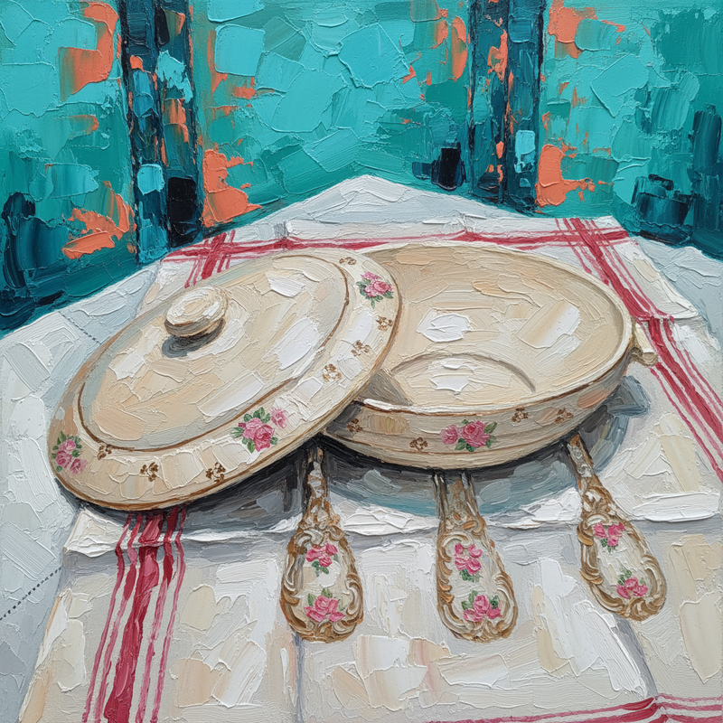 Brocante Réinventée - Impression sur Toiles