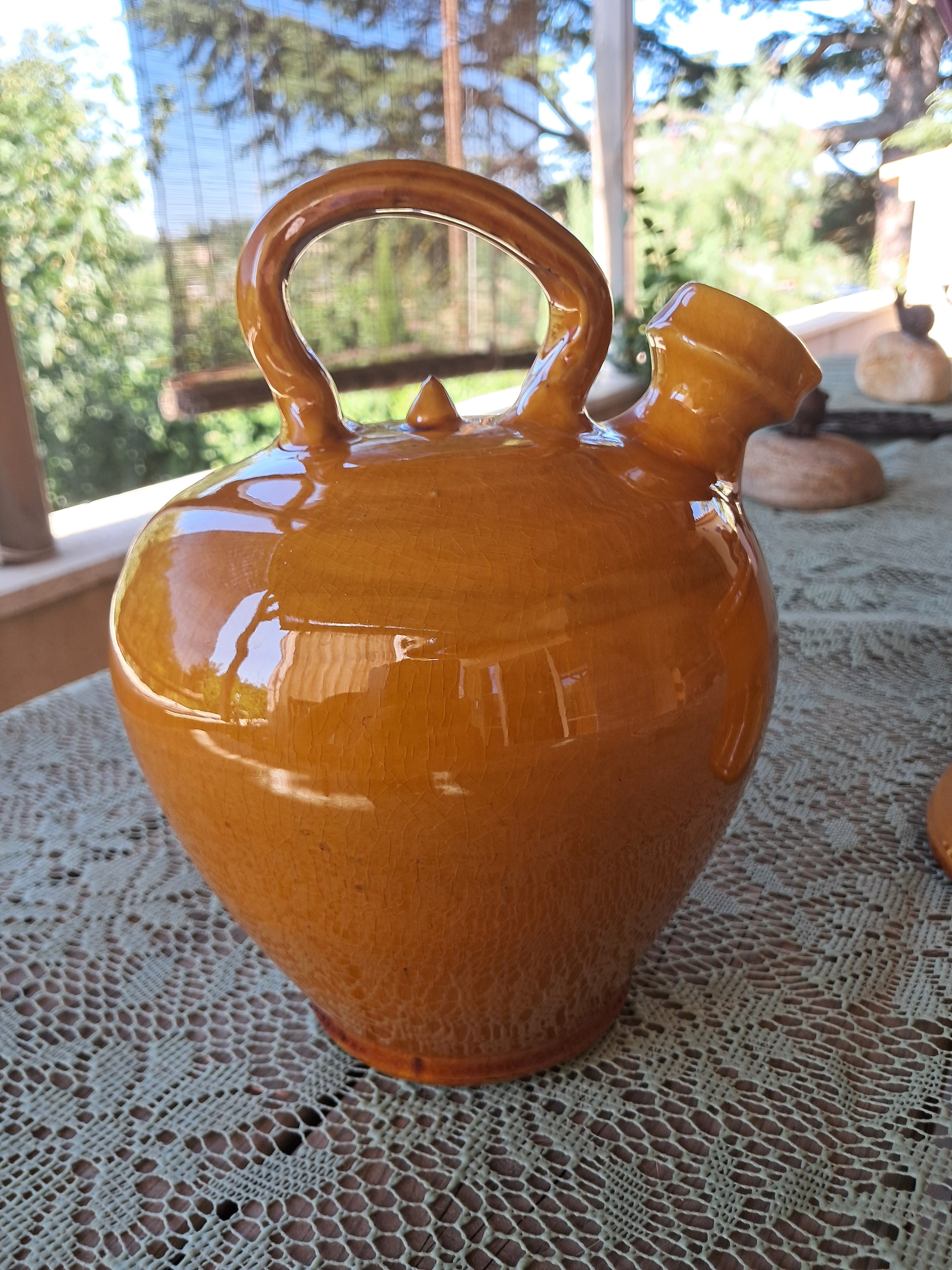 Théière Dorée Vintage - Impression d'Art Numérique