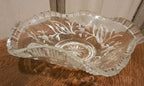 Coupe Cristal Taillé Motifs Floraux Vintage - Impression d'Art Numérique