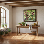 Arrosoirs Fleuris Jardin Vintage - Impression d'Art Numérique