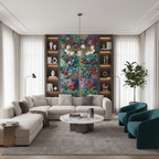 Branches de Cerisiers en Fleurs - Mosaïque Décorative Seamless