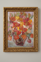 VENDU - Bouquet Vibrant - Peinture Originale sur Toile- "Généreuses"