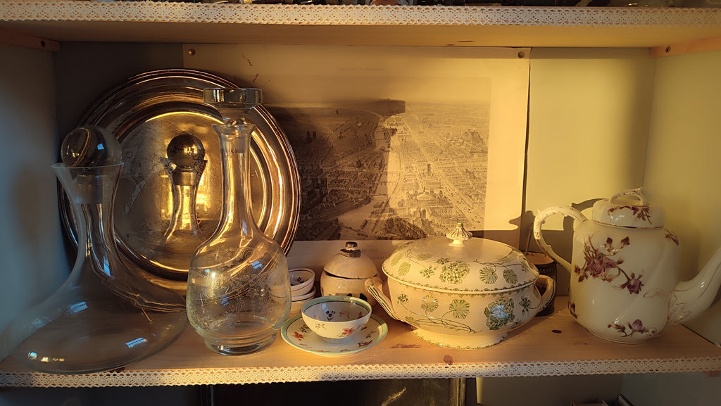 Nature Morte Brocante Vintage - Impression d'Art Numérique