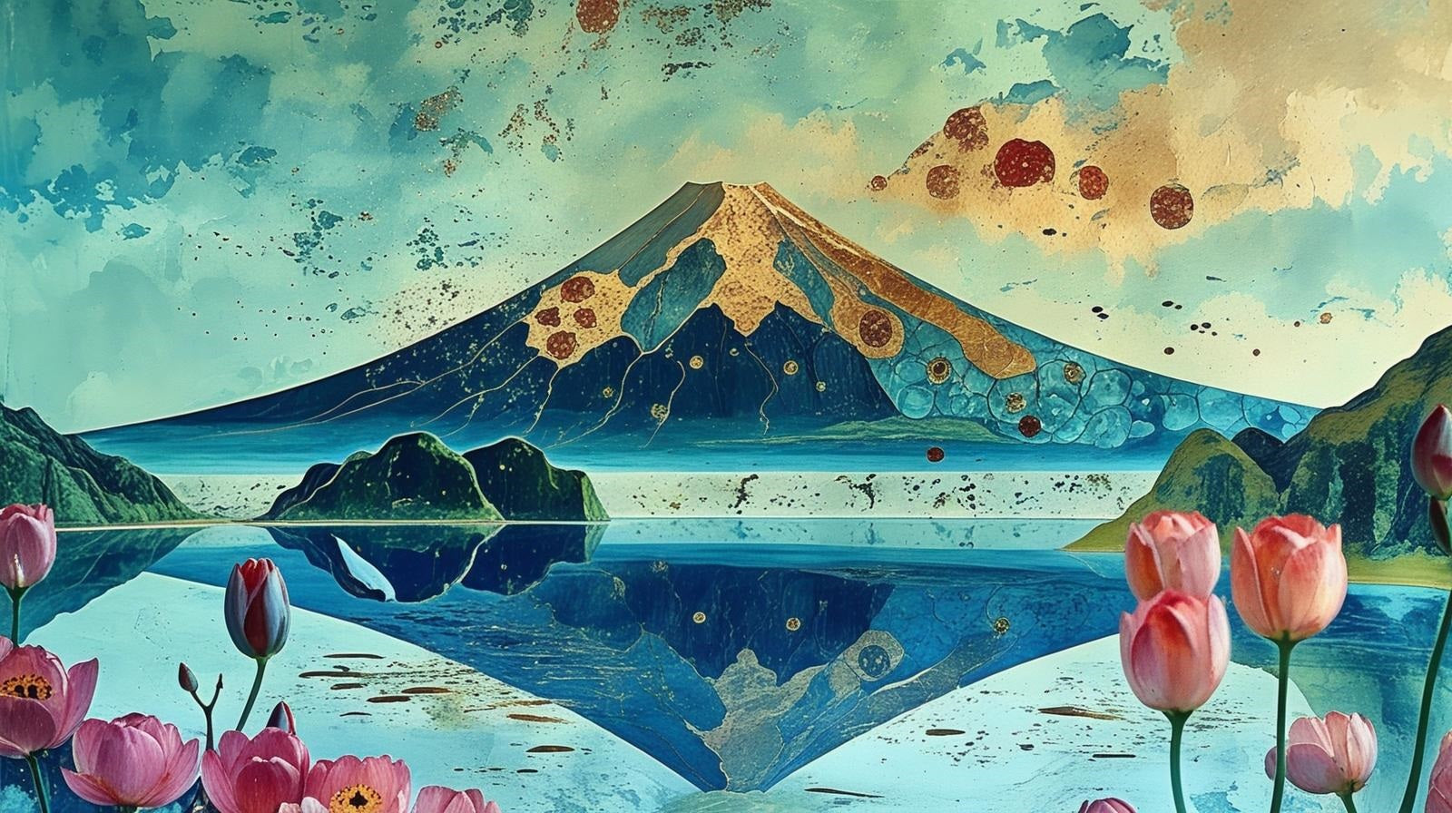 Le Mont Fuji et ses lacs - Série 1 - Fichier Numérique