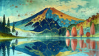 Le Mont Fuji et ses lacs - Série 1 - Fichier Numérique