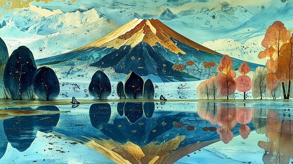Le Mont Fuji et ses lacs - Série 1 - Fichier Numérique