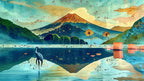 Le Mont Fuji et ses lacs - Série 1 - Fichier Numérique