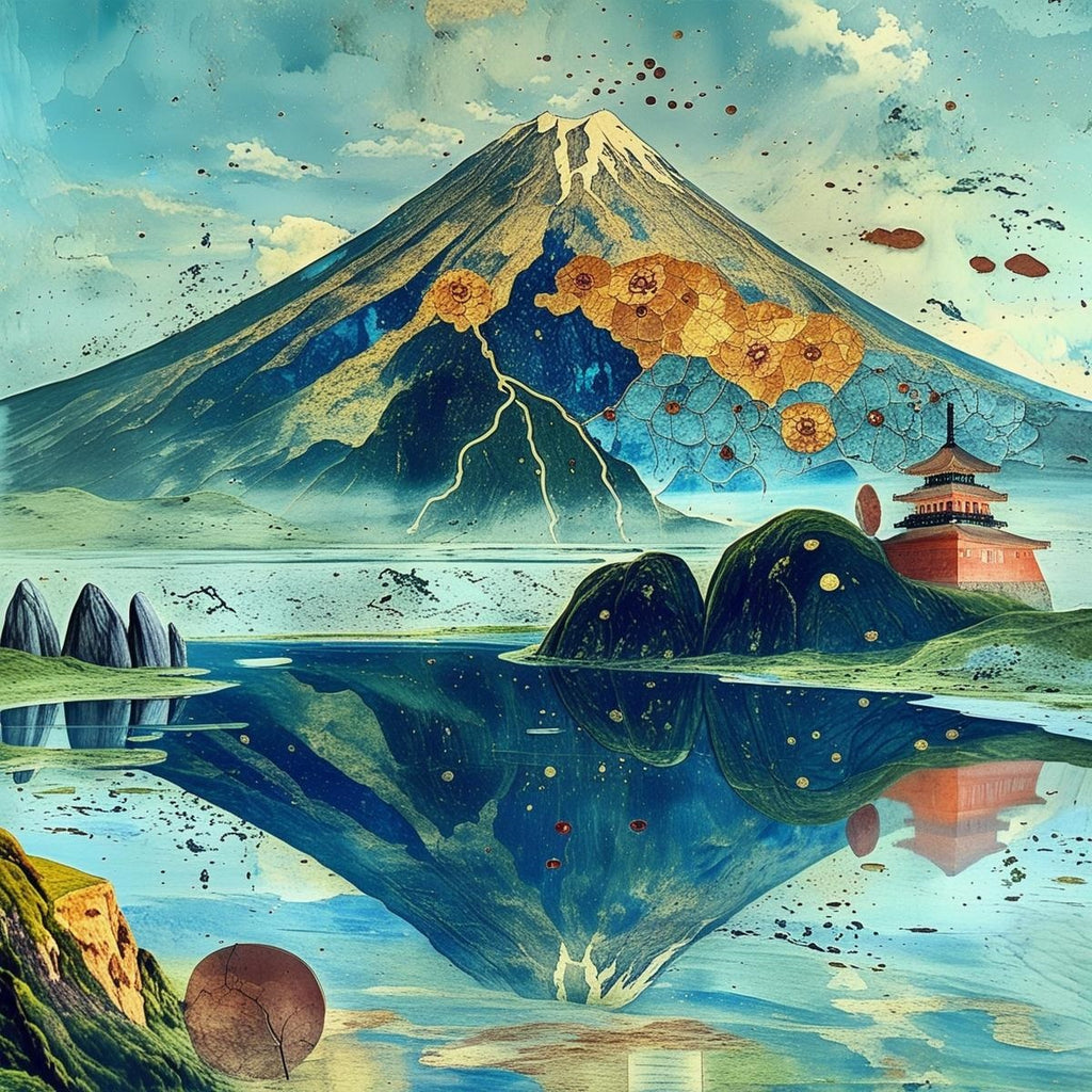 Le Mont Fuji et ses lacs - Série 1 - Fichier Numérique