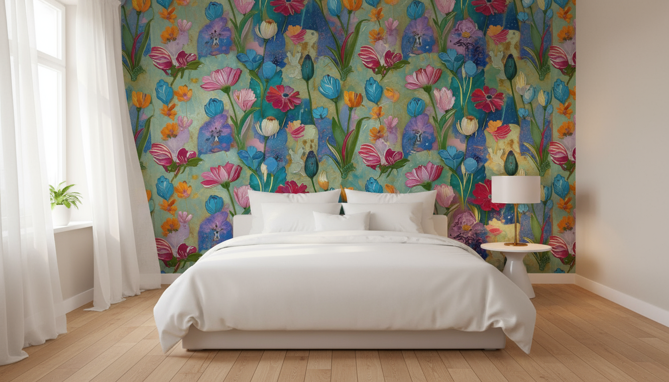 Motif floral Provence - Seamless pattern - Art numérique