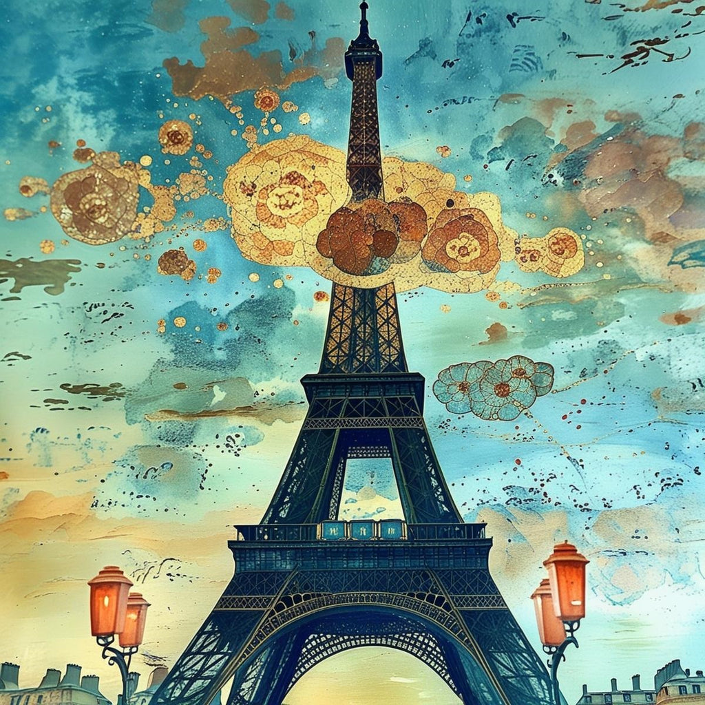 La Tour Eiffel de Paris - Série 1 - Fichier Numérique