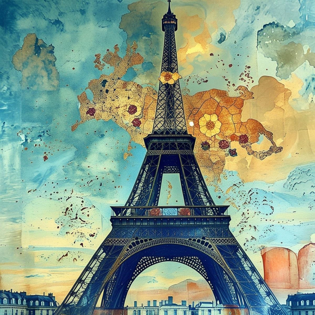 La Tour Eiffel de Paris - Série 1 - Fichier Numérique