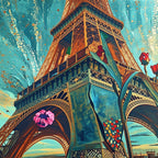 La Tour Eiffel de Paris - Série 2 - Fichier Numérique