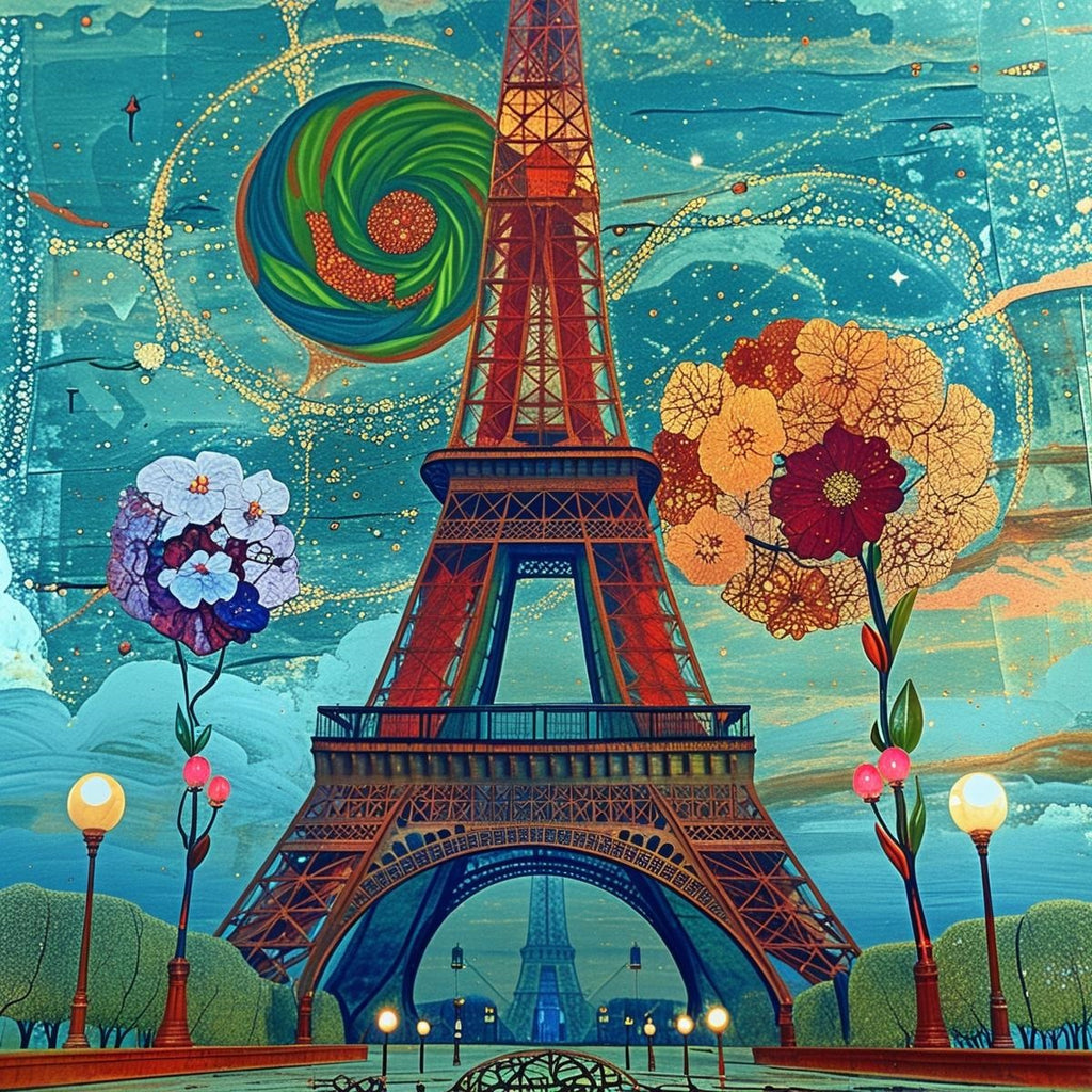 La Tour Eiffel de Paris - Série 2 - Fichier Numérique