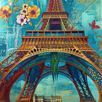 La Tour Eiffel de Paris - Série 2 - Fichier Numérique
