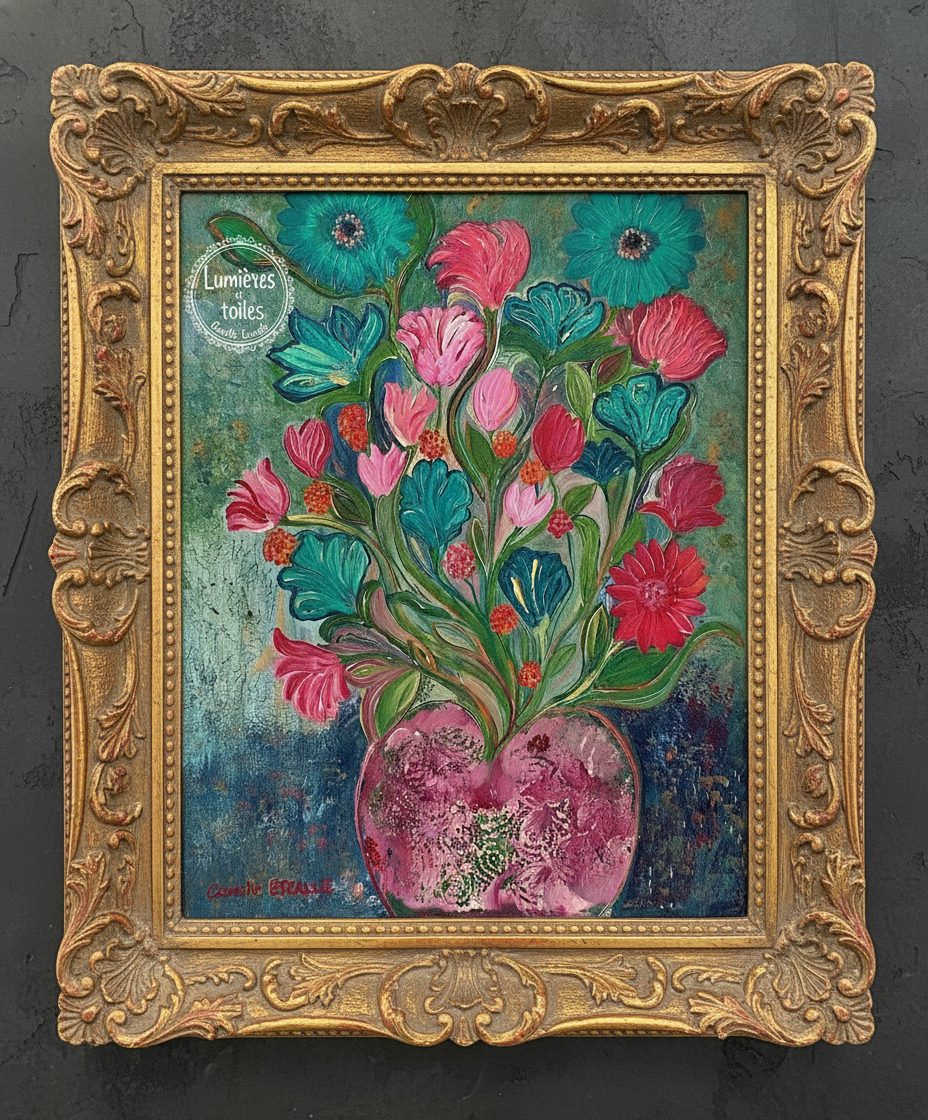 Bannière Lumières et toiles - Style peinture à l'huile