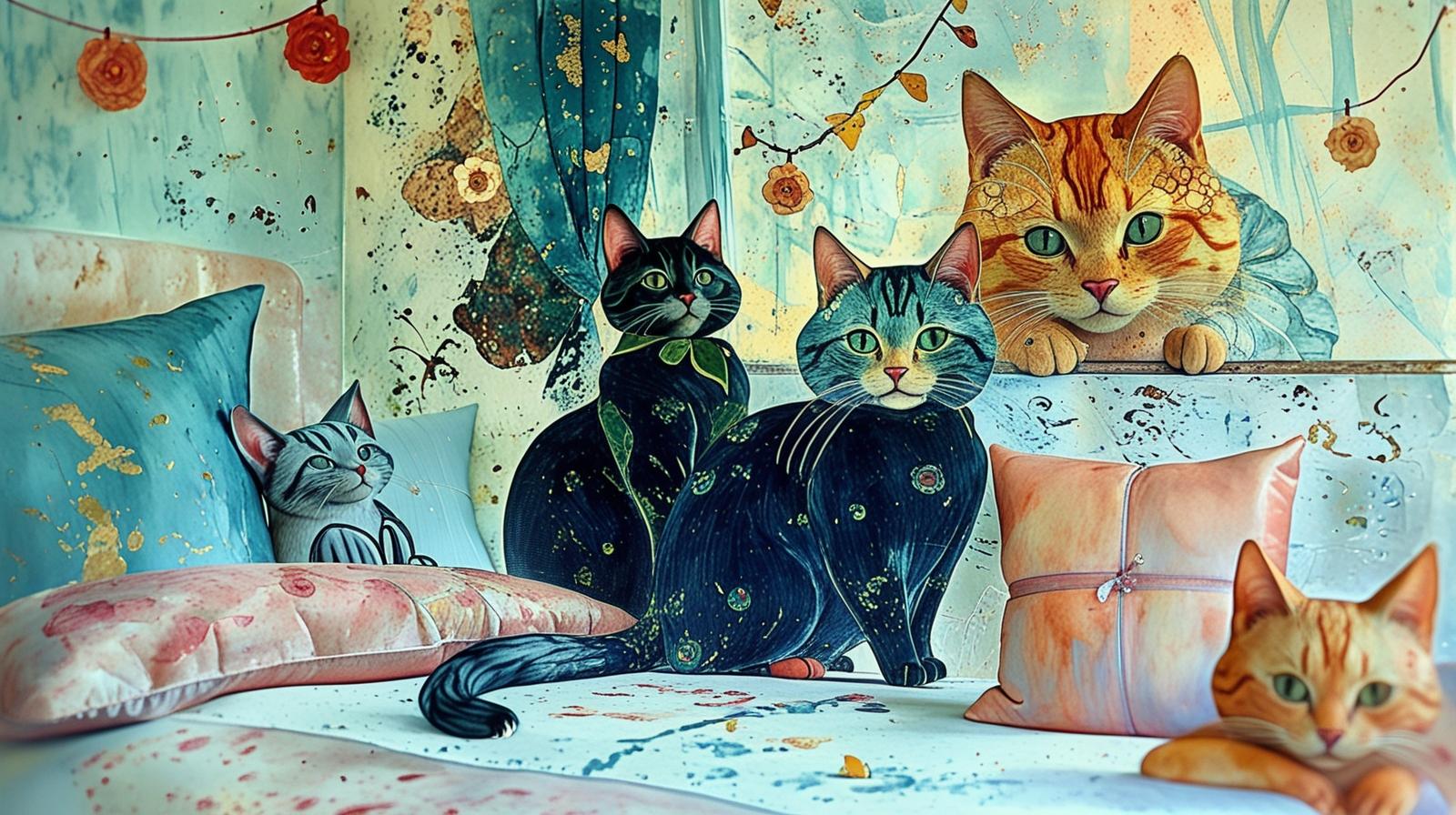 Chats en Chambre Enchantée - Série 1 - Fichier Numérique