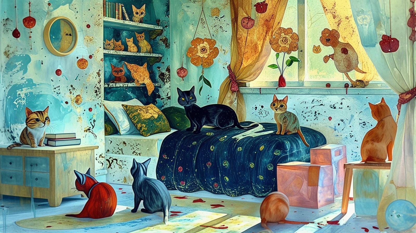 Chats en Chambre Enchantée - Série 1 - Fichier Numérique