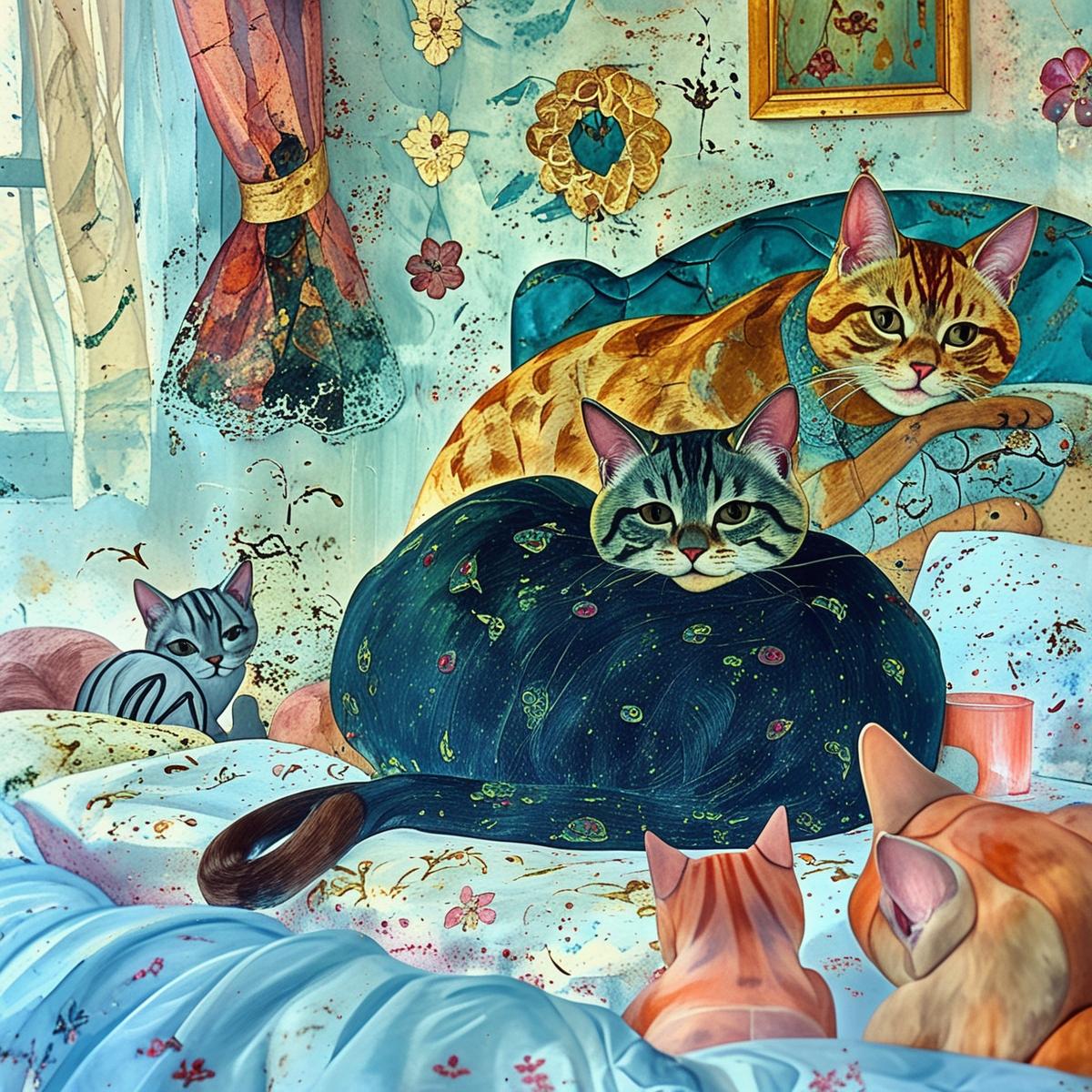 Chats en Chambre Enchantée - Série 1 - Fichier Numérique