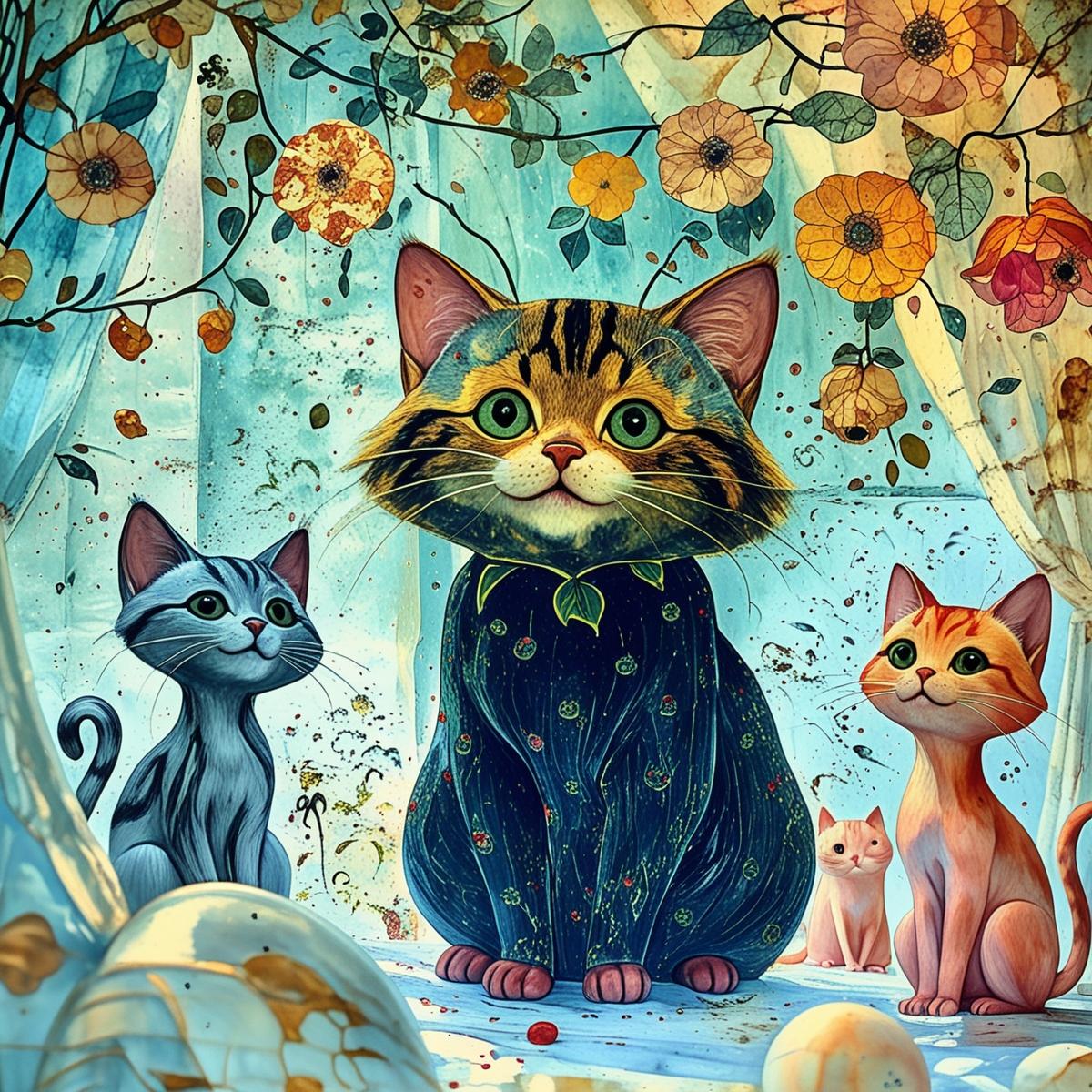 Chats en Chambre Enchantée - Série 1 - Fichier Numérique