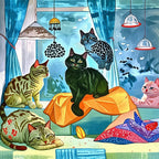 Chats en Intérieurs Méditerranéens - Série 3 - Fichier Numérique