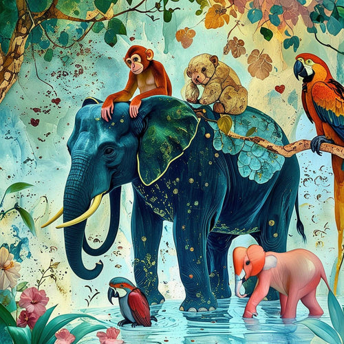 Animaux de la Jungle - Série 1 - Fichier Numérique