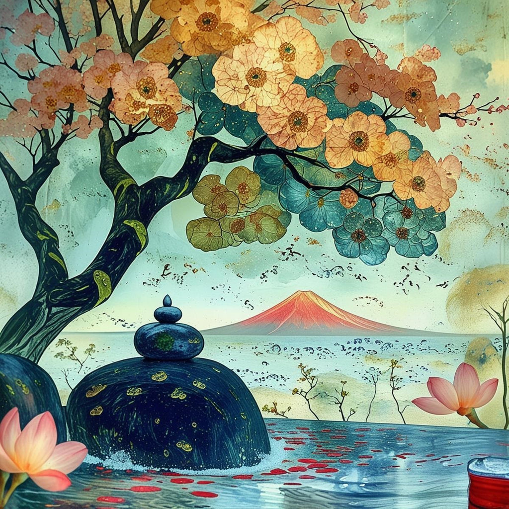 Paysage Japonais - Série 1 - Fichier Numérique