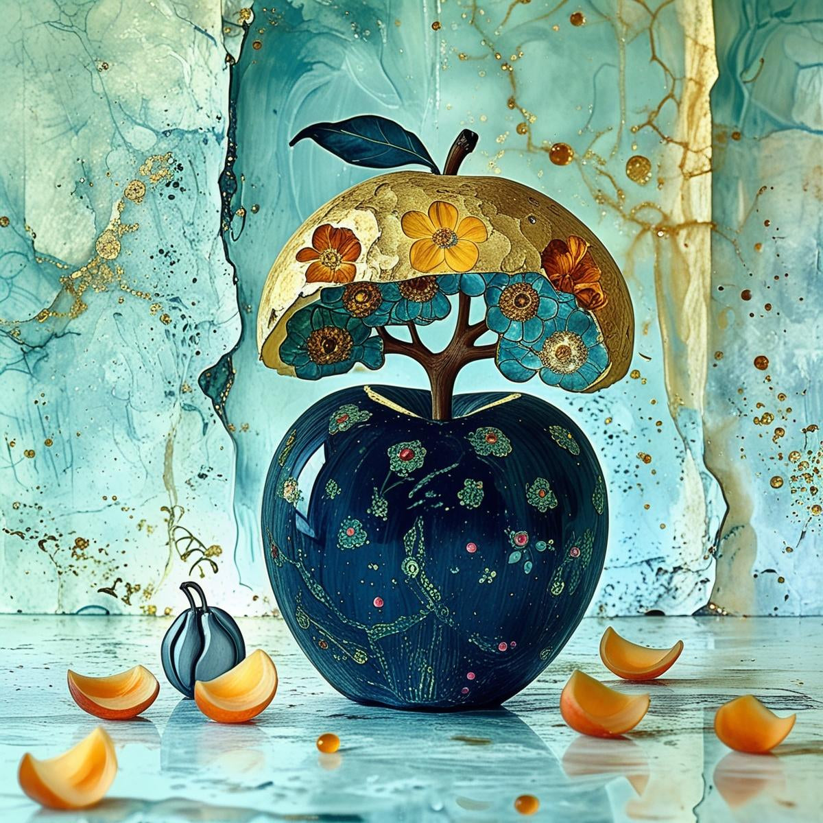 Mur d'Exception – La Pomme Onirique de Camille Escalle